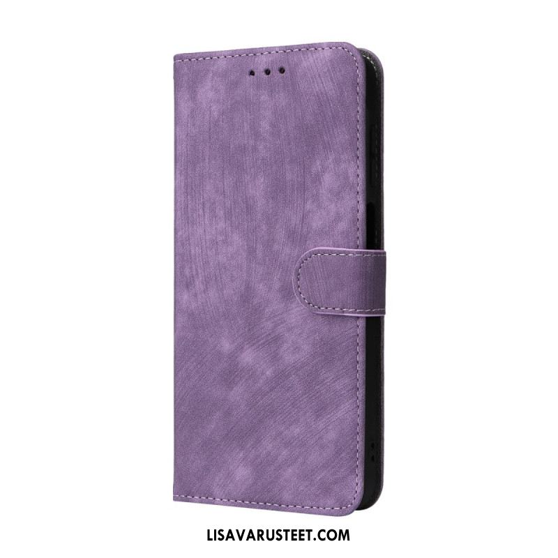 Nahkakotelo Samsung Galaxy A17 4g / 5g Rfid-suojattu Mokkanahkakuvio