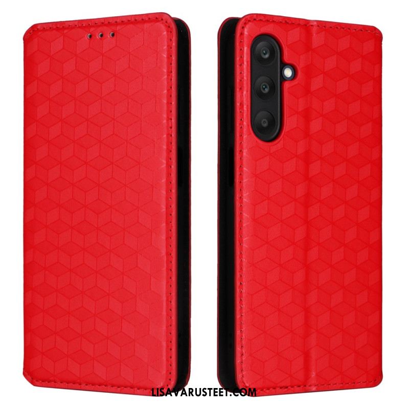 Nahkakotelo Samsung Galaxy M55 5g Timanttikuvio