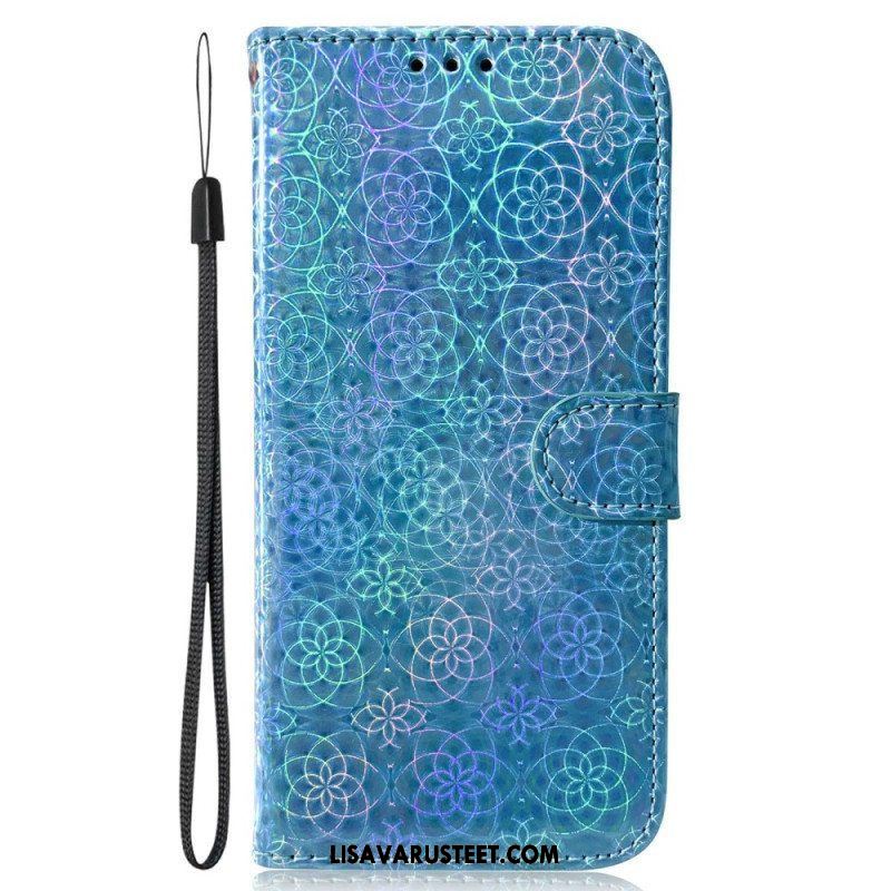 Nahkakotelo Samsung Galaxy S23 Ultra 5G Disco-tyylinen