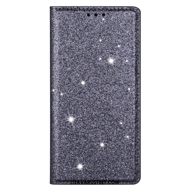 Nahkakotelo Samsung Galaxy S24 Ultra 5g Glitteriä