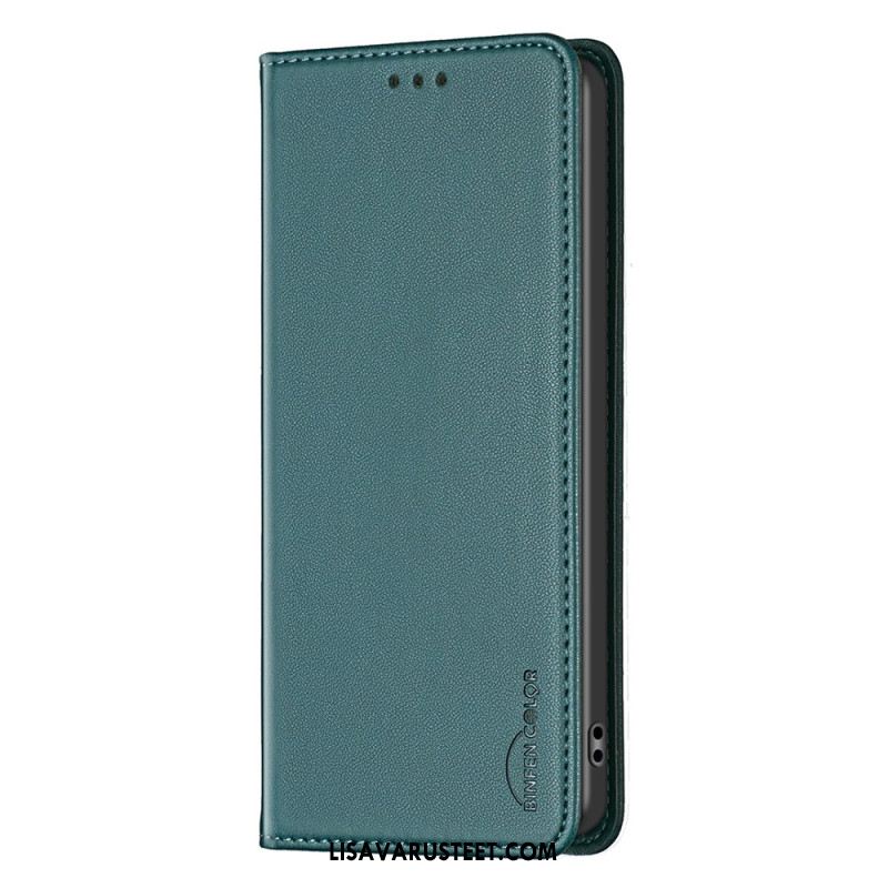 Nahkakotelo Samsung Galaxy S25 5g Edge Klassinen Binfen-väri