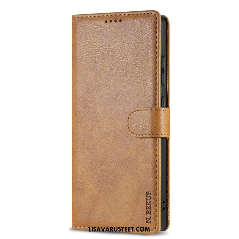 Nahkakotelo Samsung Galaxy S25 5g Edge N.bekus Vintage -tyylinen