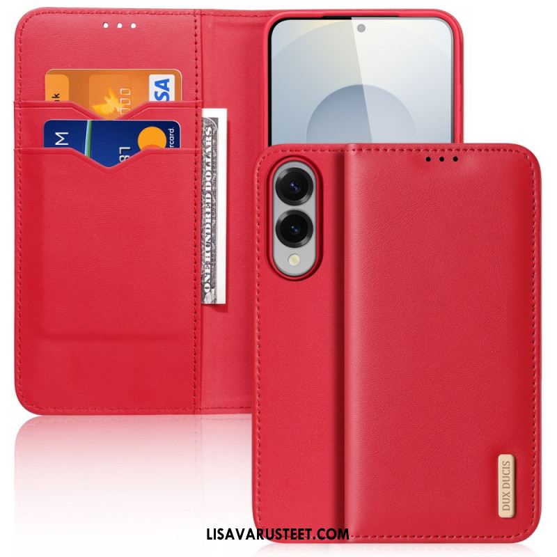 Nahkakotelo Samsung Galaxy S25 5g Edge Puhelinkuoret Hivo-sarja Dux Ducis