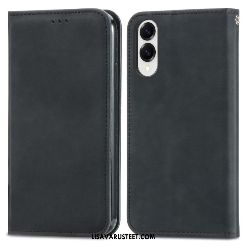 Nahkakotelo Samsung Galaxy S25 5g Edge Puhelinkuoret Korttikotelo Ja Magneettinen Suljin