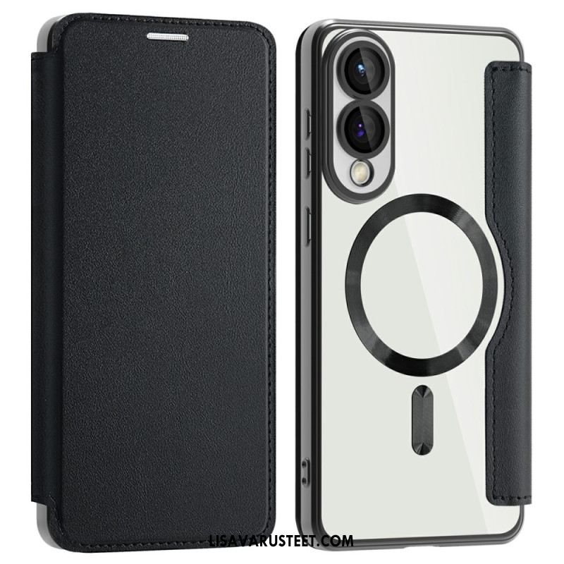 Nahkakotelo Samsung Galaxy S25 5g Edge Puhelinkuoret Magsafe-yhteensopiva Rfid-suojauksen Kanssa