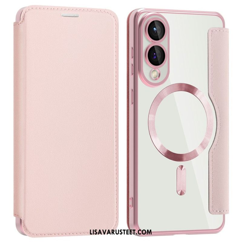 Nahkakotelo Samsung Galaxy S25 5g Edge Puhelinkuoret Magsafe-yhteensopiva Rfid-suojauksen Kanssa