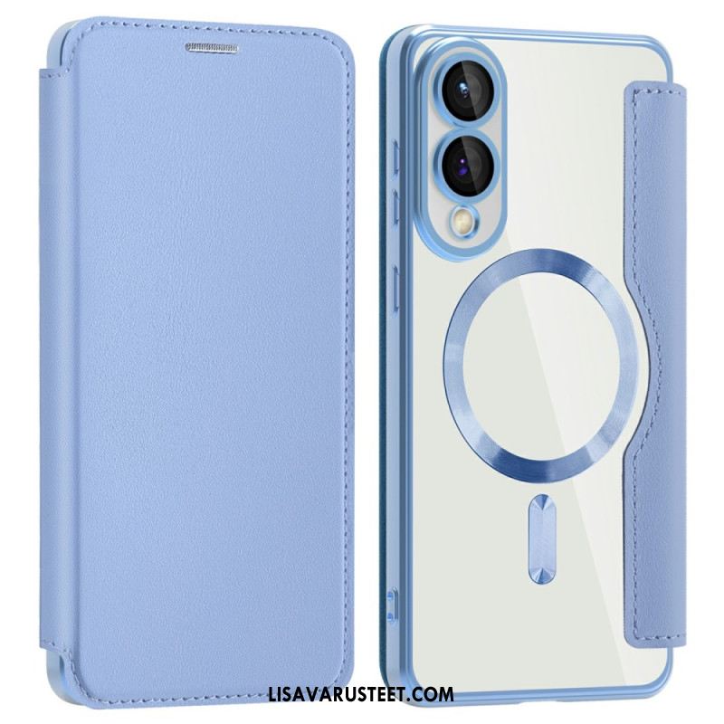 Nahkakotelo Samsung Galaxy S25 5g Edge Puhelinkuoret Magsafe-yhteensopiva Rfid-suojauksen Kanssa