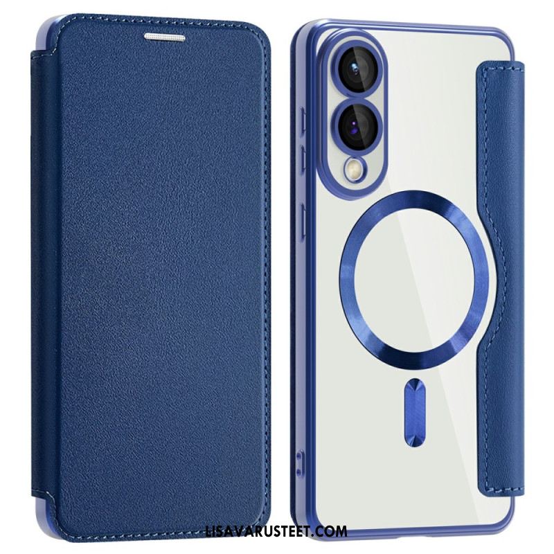 Nahkakotelo Samsung Galaxy S25 5g Edge Puhelinkuoret Magsafe-yhteensopiva Rfid-suojauksen Kanssa