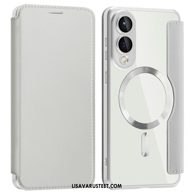 Nahkakotelo Samsung Galaxy S25 5g Edge Puhelinkuoret Magsafe-yhteensopiva Rfid-suojauksen Kanssa