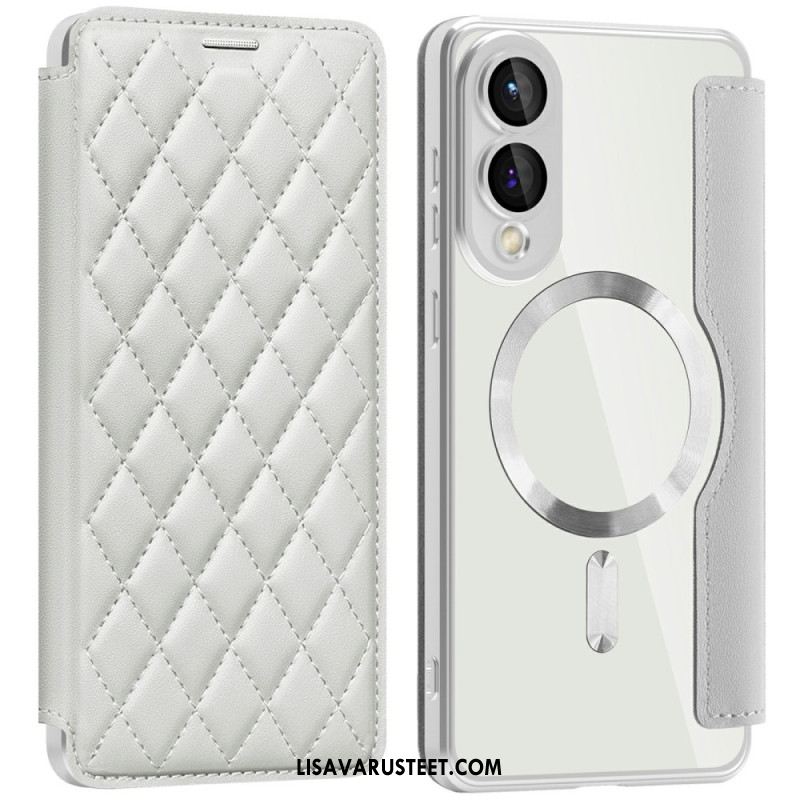 Nahkakotelo Samsung Galaxy S25 5g Edge Puhelinkuoret Tikattu Magsafe-yhteensopiva