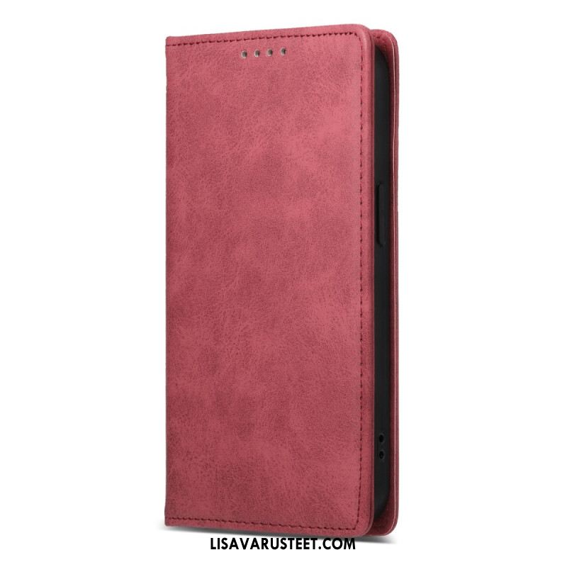 Nahkakotelo Samsung Galaxy S25 5g Edge Rfid-suojattu Tekonahka Suojakuori