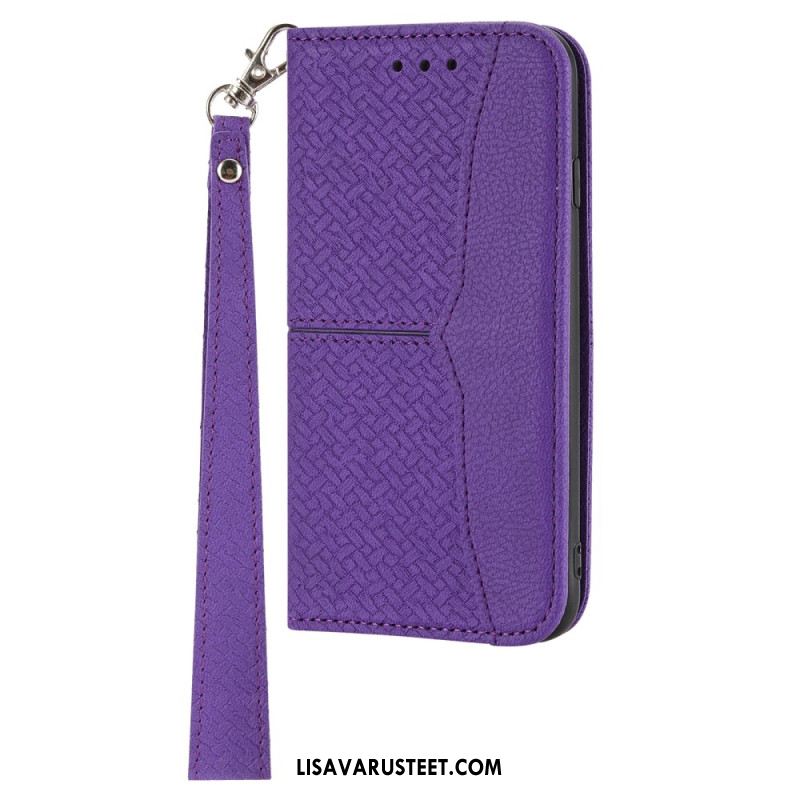 Nahkakotelo Samsung Galaxy S25 5g Hieno Reunus