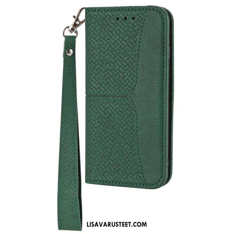 Nahkakotelo Samsung Galaxy S25 5g Hieno Reunus