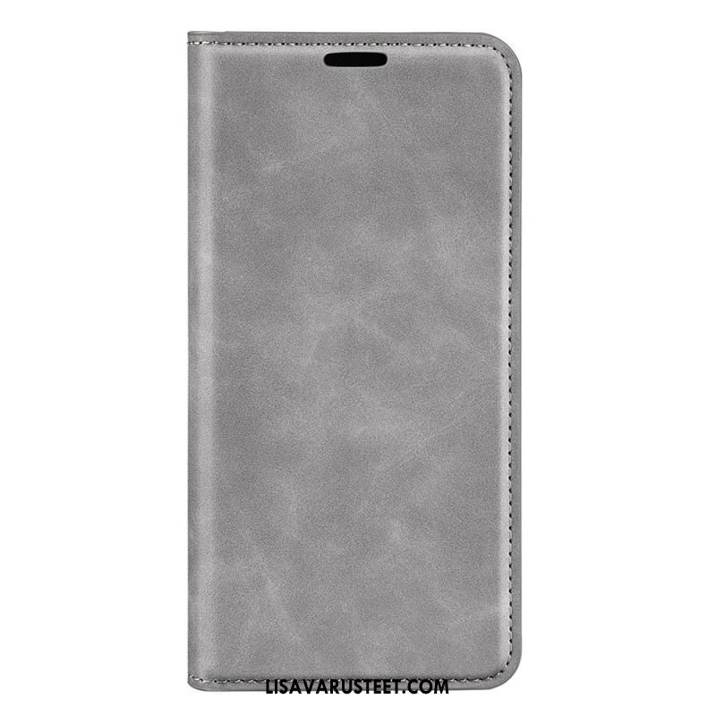 Nahkakotelo Samsung Galaxy S25 5g Klassinen Keinonahka Suojakuori