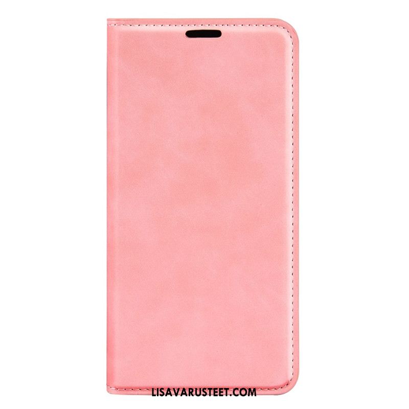 Nahkakotelo Samsung Galaxy S25 5g Klassinen Keinonahka Suojakuori