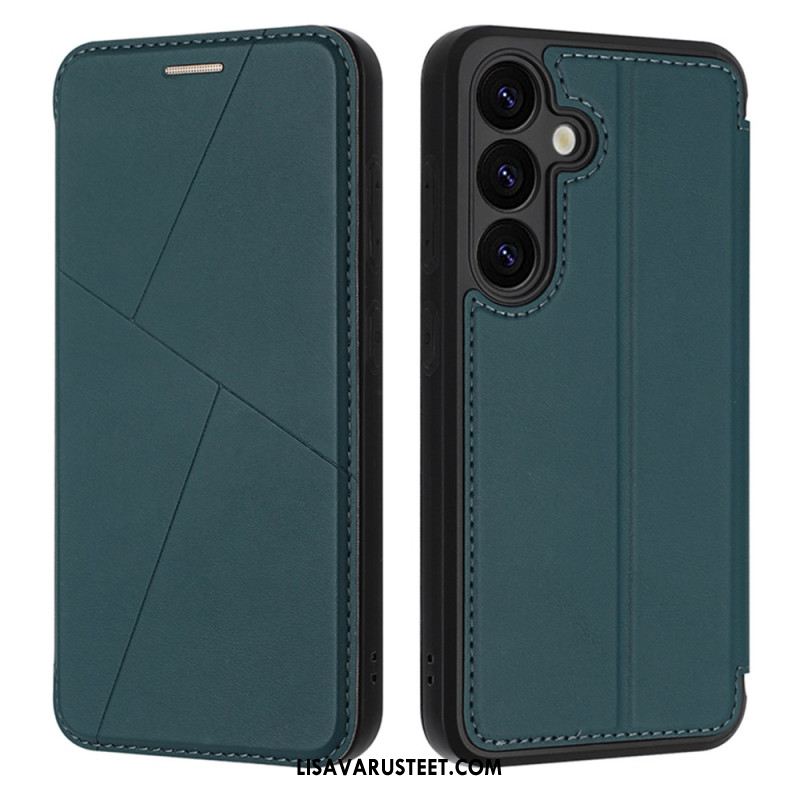 Nahkakotelo Samsung Galaxy S25 5g Magneettinen Suljin Ja Korttipaikat