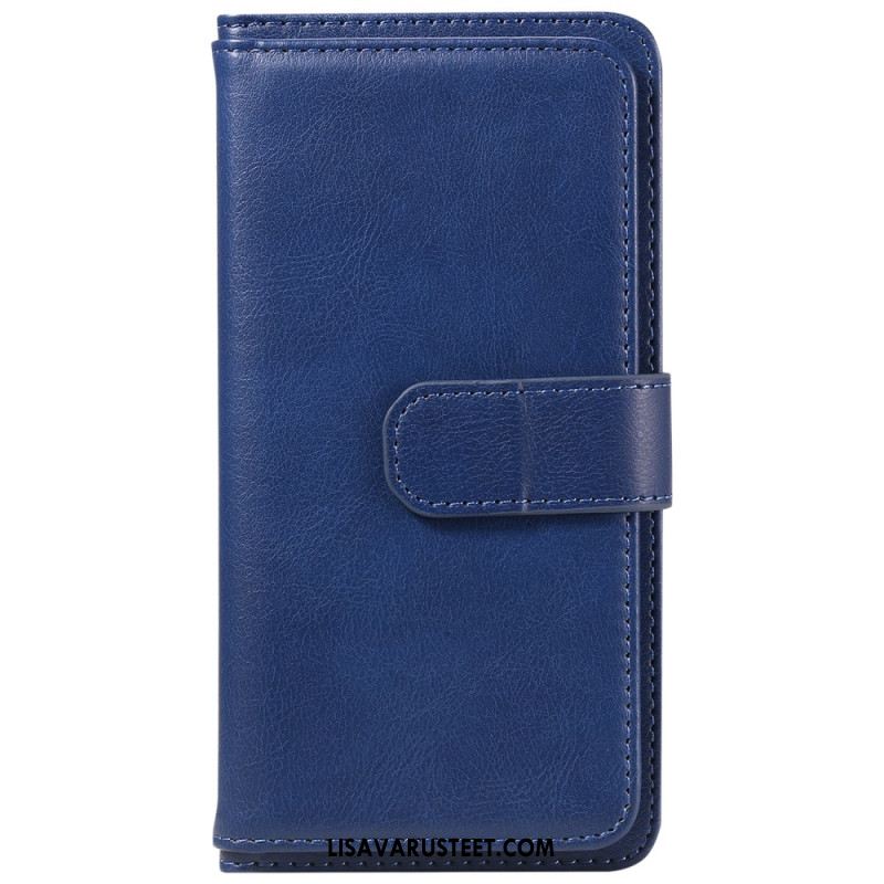 Nahkakotelo Samsung Galaxy S25 Fe 10 Korttipaikkaa