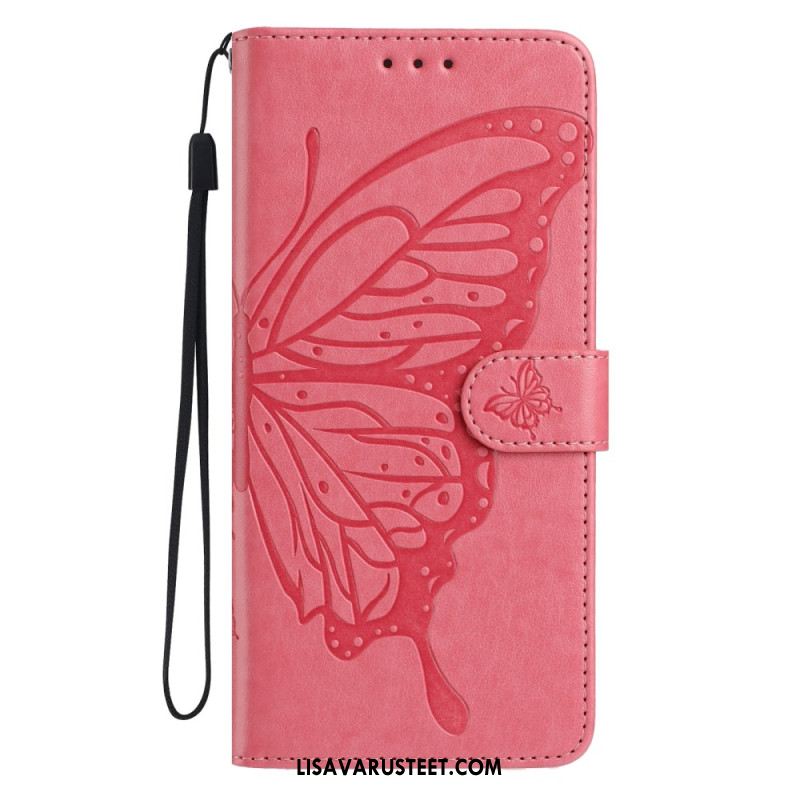 Nahkakotelo Samsung Galaxy S25 Fe Perhoskuvio