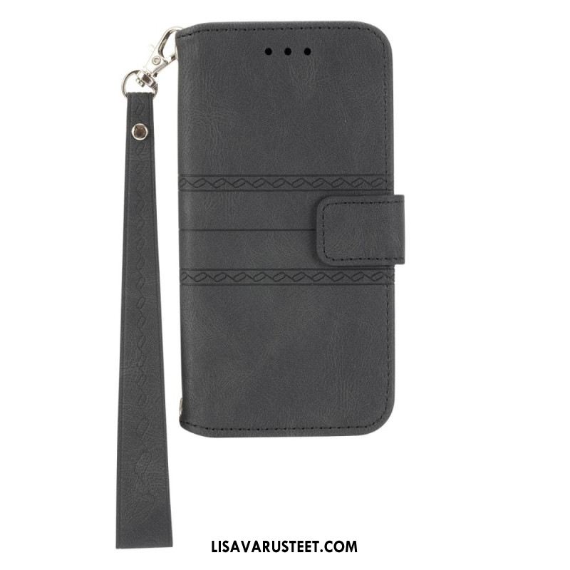 Nahkakotelo Samsung Galaxy S25 Plus 5g Friisi Ja Hihna