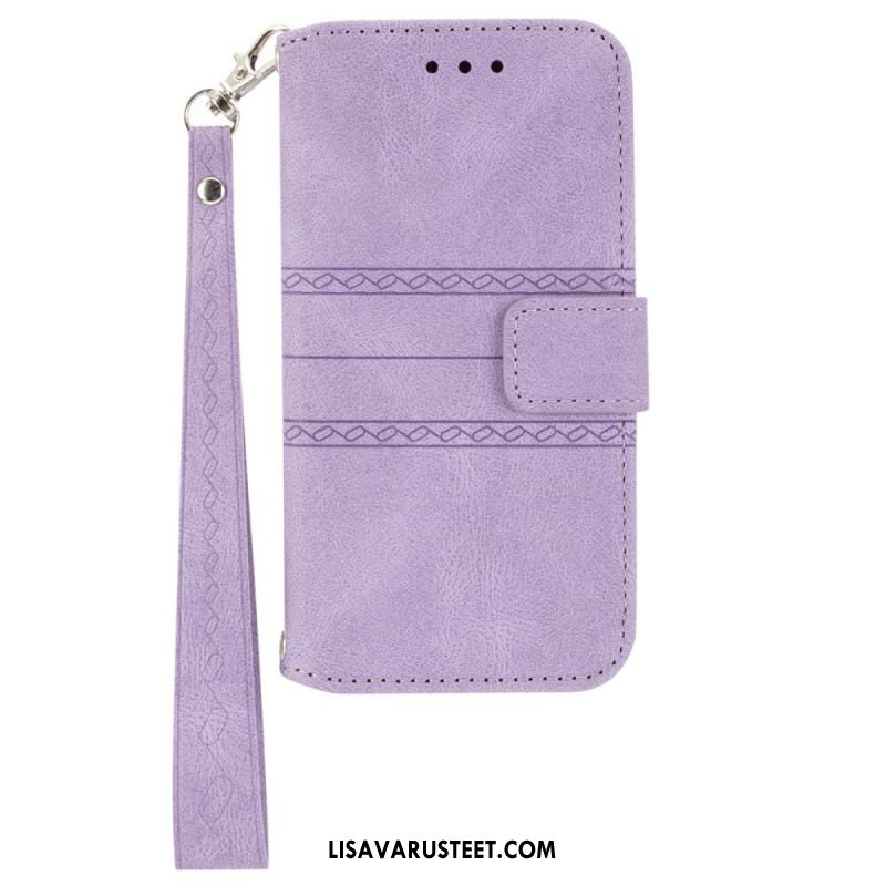 Nahkakotelo Samsung Galaxy S25 Plus 5g Friisi Ja Hihna