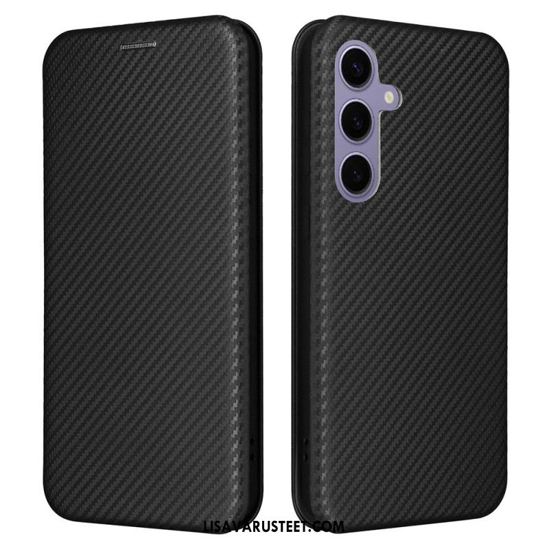 Nahkakotelo Samsung Galaxy S25 Plus 5g Hiilikuitu