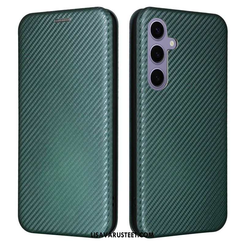 Nahkakotelo Samsung Galaxy S25 Plus 5g Hiilikuitu