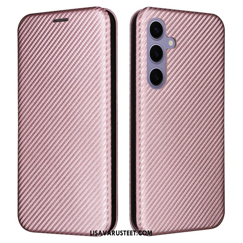 Nahkakotelo Samsung Galaxy S25 Plus 5g Hiilikuitu