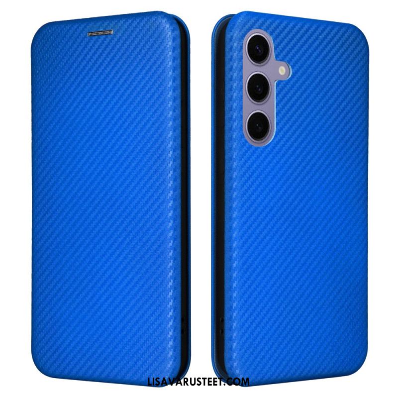 Nahkakotelo Samsung Galaxy S25 Plus 5g Hiilikuitu