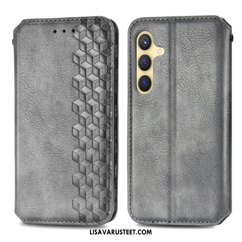 Nahkakotelo Samsung Galaxy S25 Plus 5g Puhelinkuoret Mokkanahkaefekti Friisi