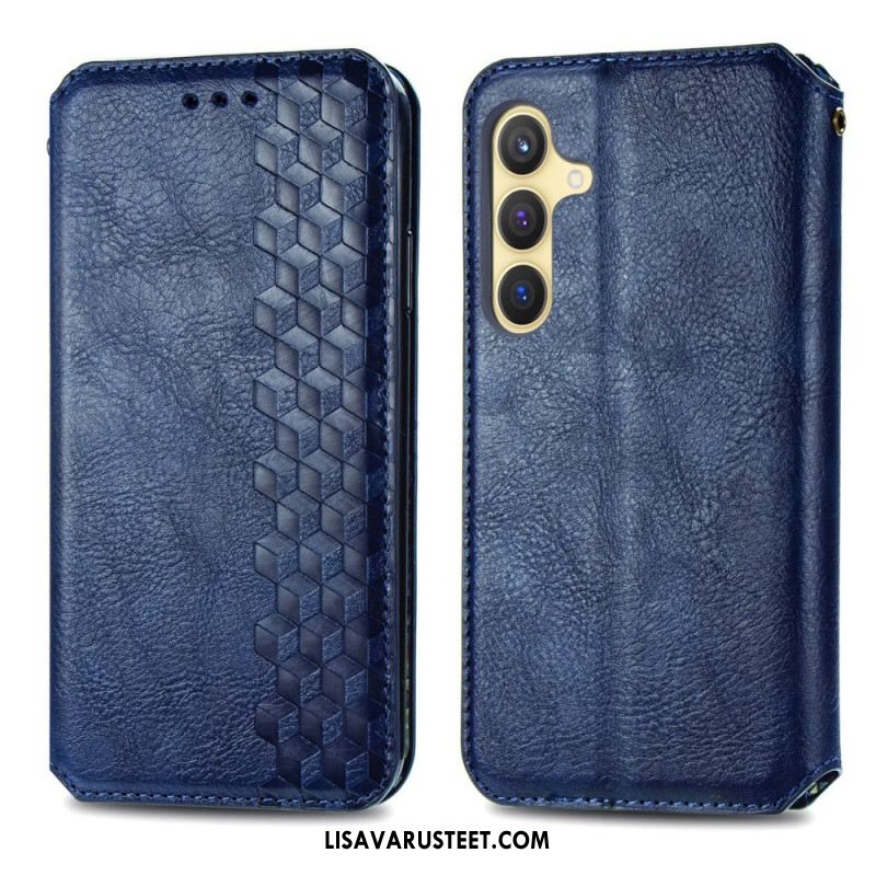 Nahkakotelo Samsung Galaxy S25 Plus 5g Puhelinkuoret Mokkanahkaefekti Friisi