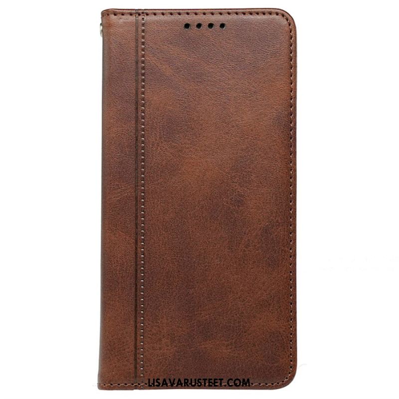 Nahkakotelo Samsung Galaxy S25 Plus 5g Vintage-tyylinen Suojakuori