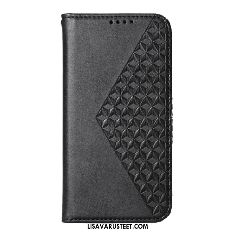 Nahkakotelo Samsung Galaxy S26 Kohokuvioitu Geometria