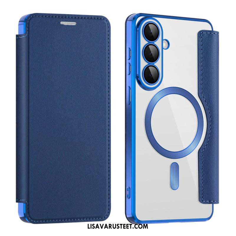 Nahkakotelo Samsung Galaxy S26 Magneettinen Korttikotelo Ja Rfid-suoja Suojakuori