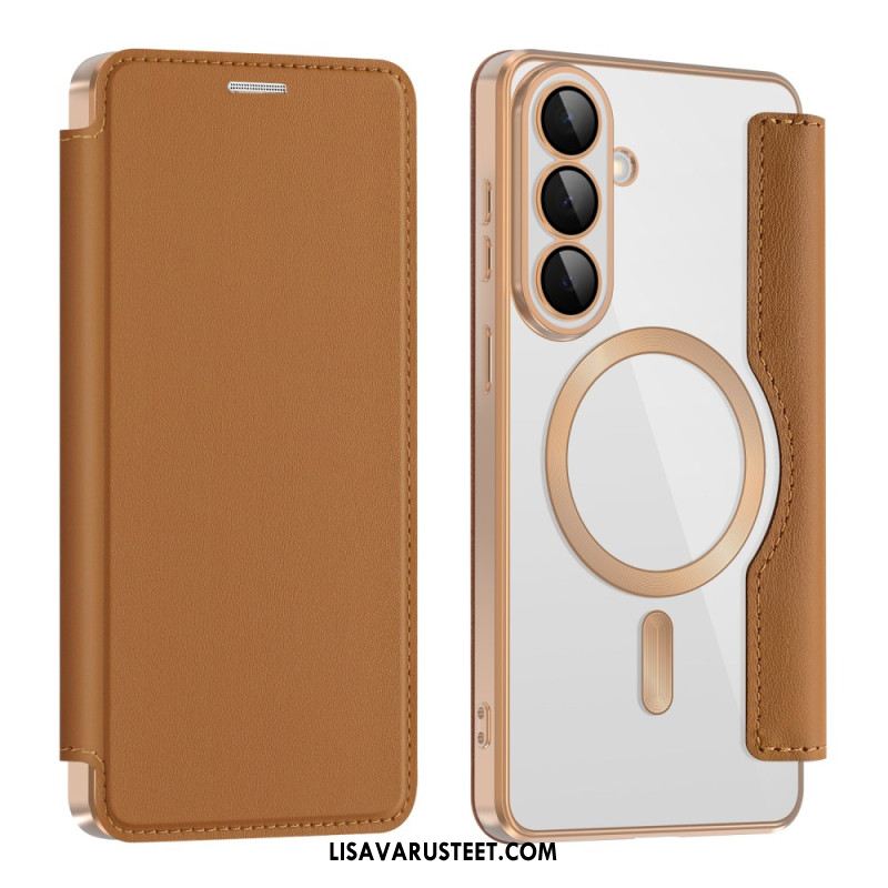 Nahkakotelo Samsung Galaxy S26 Plus Magneettinen Rfid-korttikotelo