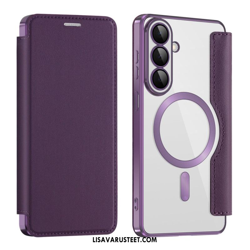 Nahkakotelo Samsung Galaxy S26 Plus Magneettinen Rfid-korttikotelo