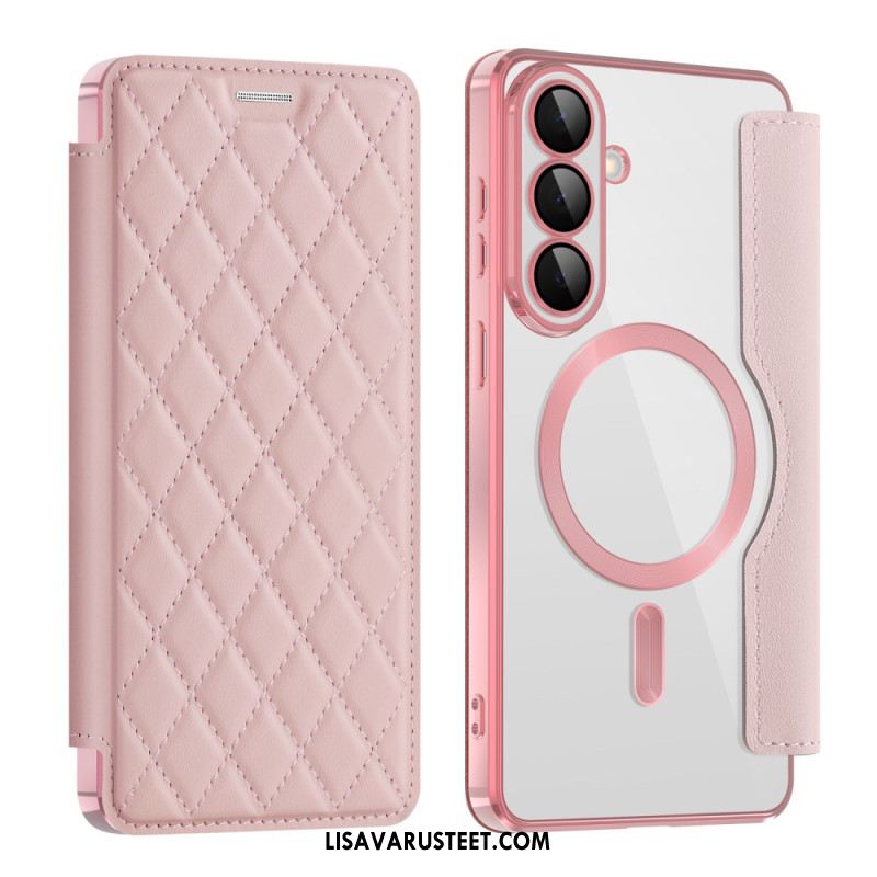 Nahkakotelo Samsung Galaxy S26 Rfid-korttikotelo Ja Pehmustettu Linssinsuojus