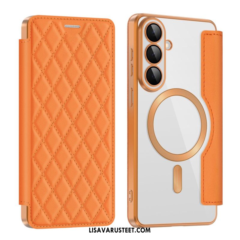 Nahkakotelo Samsung Galaxy S26 Rfid-korttikotelo Ja Pehmustettu Linssinsuojus