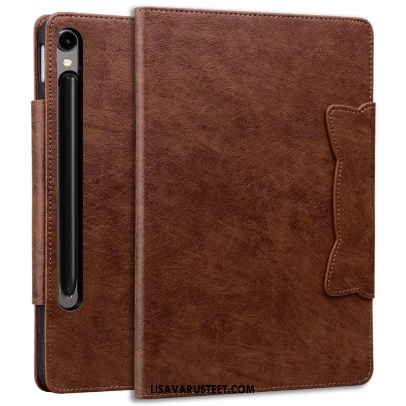 Nahkakotelo Samsung Galaxy Tab S10 Fe Plus Kissan Lukko