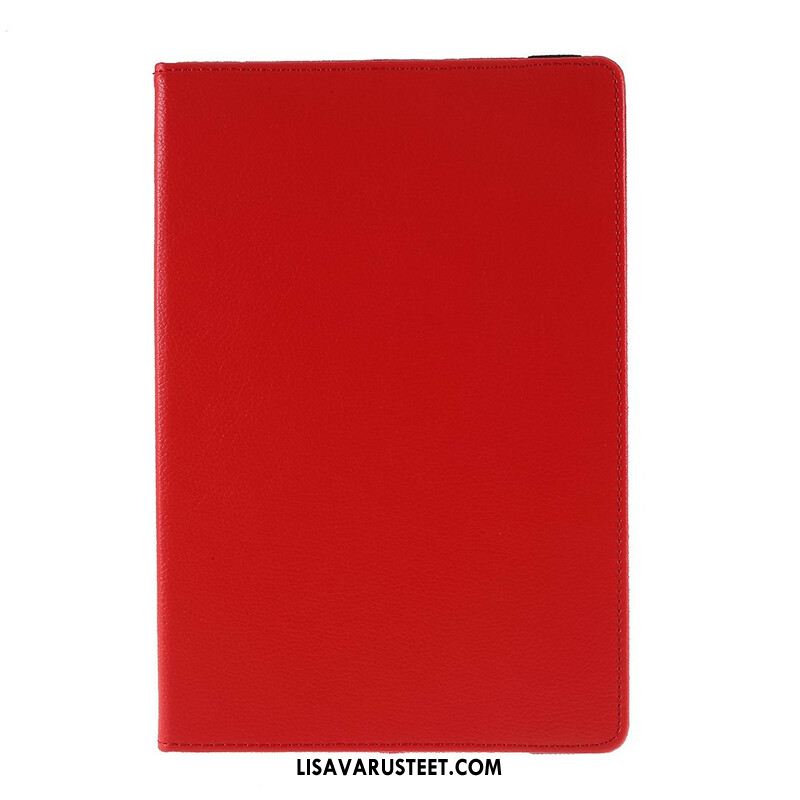 Nahkakotelo Samsung Galaxy Tab S10 Fe Pyörivä Keinonahkainen Litsi