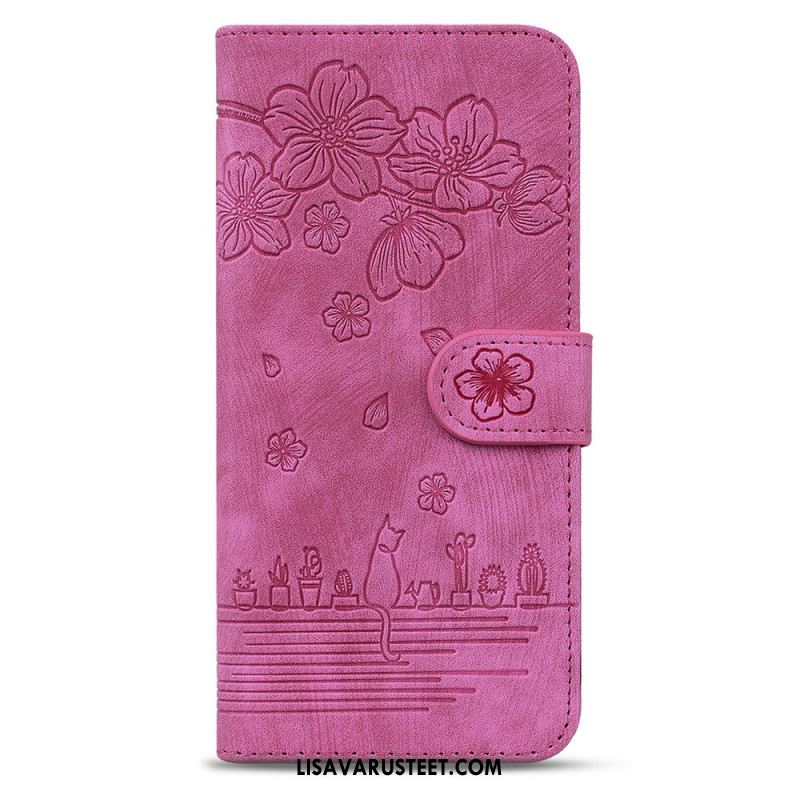 Nahkakotelo Samsung Galaxy Z Fold 7 Kissanäkymä