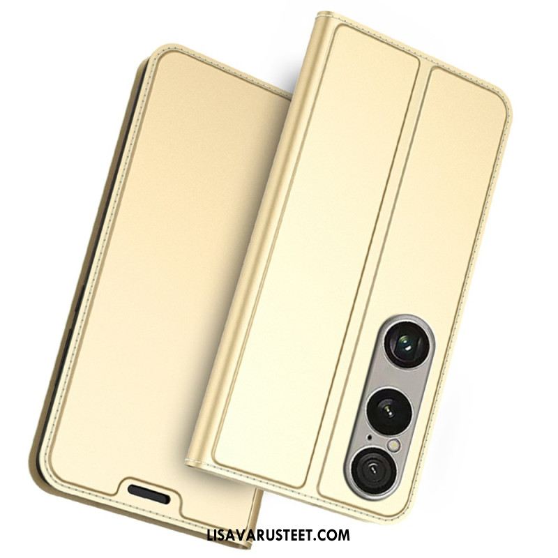 Nahkakotelo Sony Xperia 1 Vii Korttikotelo Suojakuori