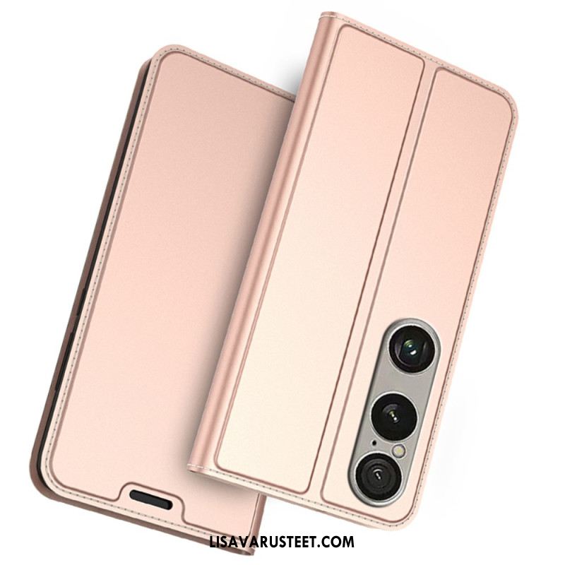 Nahkakotelo Sony Xperia 1 Vii Korttikotelo Suojakuori