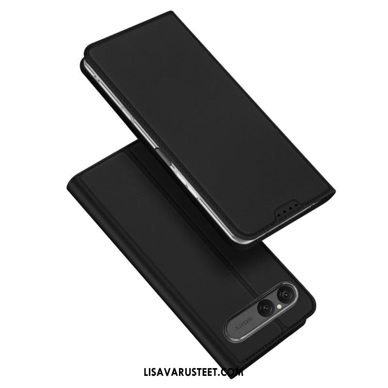 Nahkakotelo Sony Xperia 10 Vii Skin Pro -sarjan Dux Ducis Suojakuori