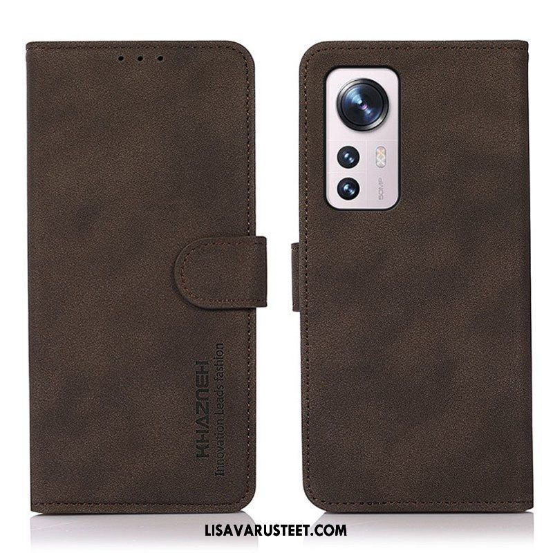 Nahkakotelo Xiaomi 12 Pro Khazneh Fashion Leather Effect