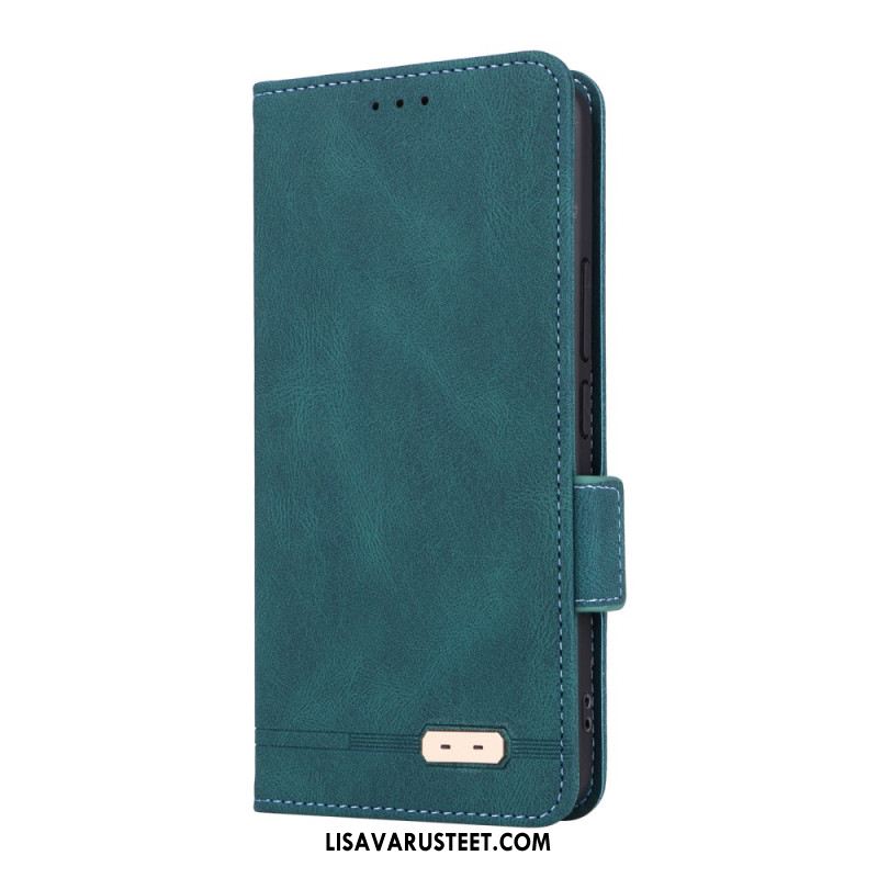 Nahkakotelo Xiaomi 15 Lompakko Metallisella Koristeella