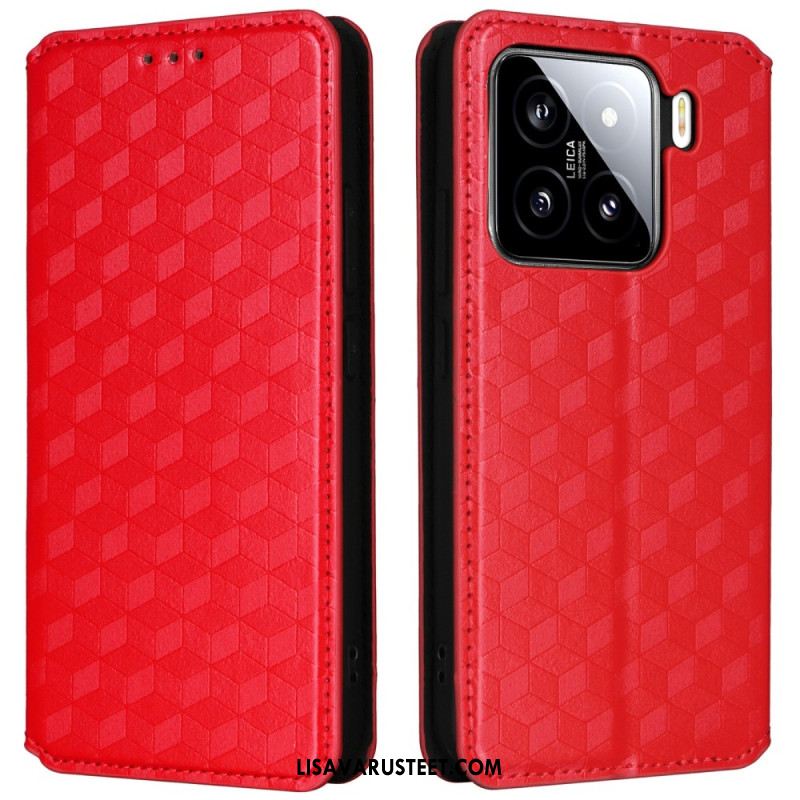 Nahkakotelo Xiaomi 15 Pro Puhelinkuoret 3d-kuvio