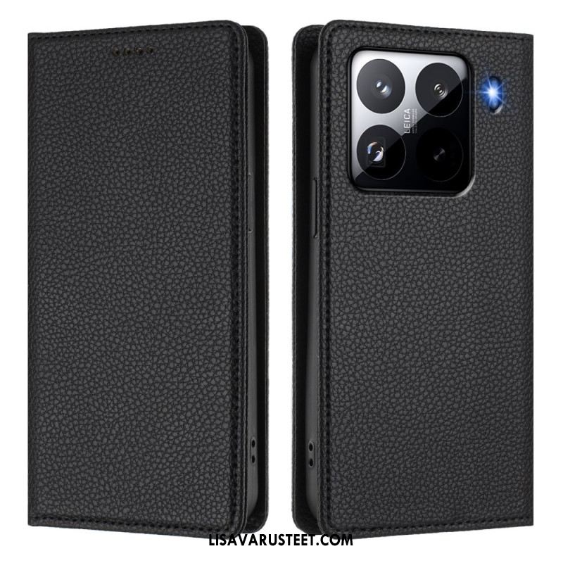 Nahkakotelo Xiaomi 15 Pro Rfid-suojattu Tekonahka