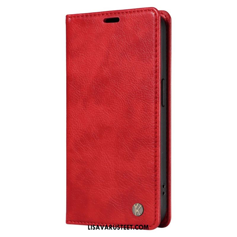 Nahkakotelo Xiaomi 15 Pro Yikatu Nahkakuvio