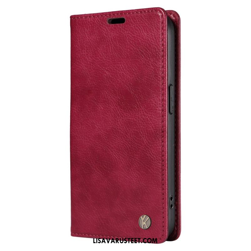 Nahkakotelo Xiaomi 15 Pro Yikatu Nahkakuvio