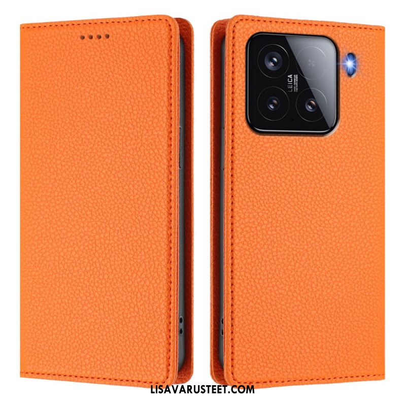 Nahkakotelo Xiaomi 15 Puhelinkuoret Rfid-suojattu Nahkakuvio